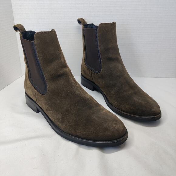 Thursday Boot Company Duchess Weathersafe Suede Handcrafted Chelsea Boots 7 - Picture 1 of 9